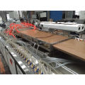 pvc door making machine with surface treatment system